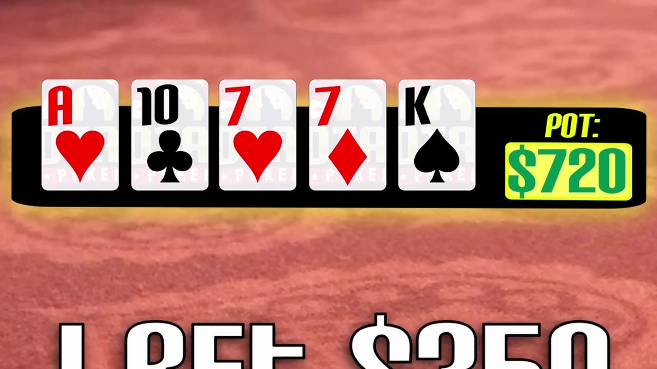 My favorite hand of the year is a big bluff!