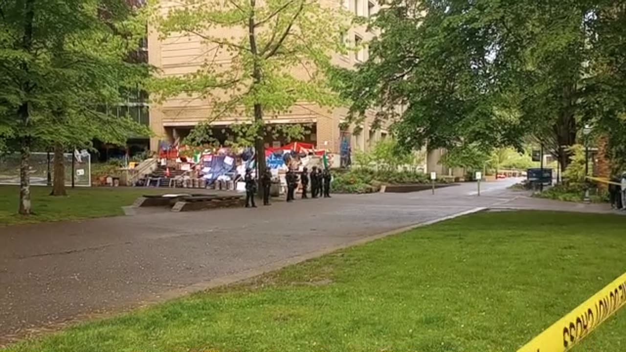 PROTEST AT PSU CAMPAS IN PORTLAND