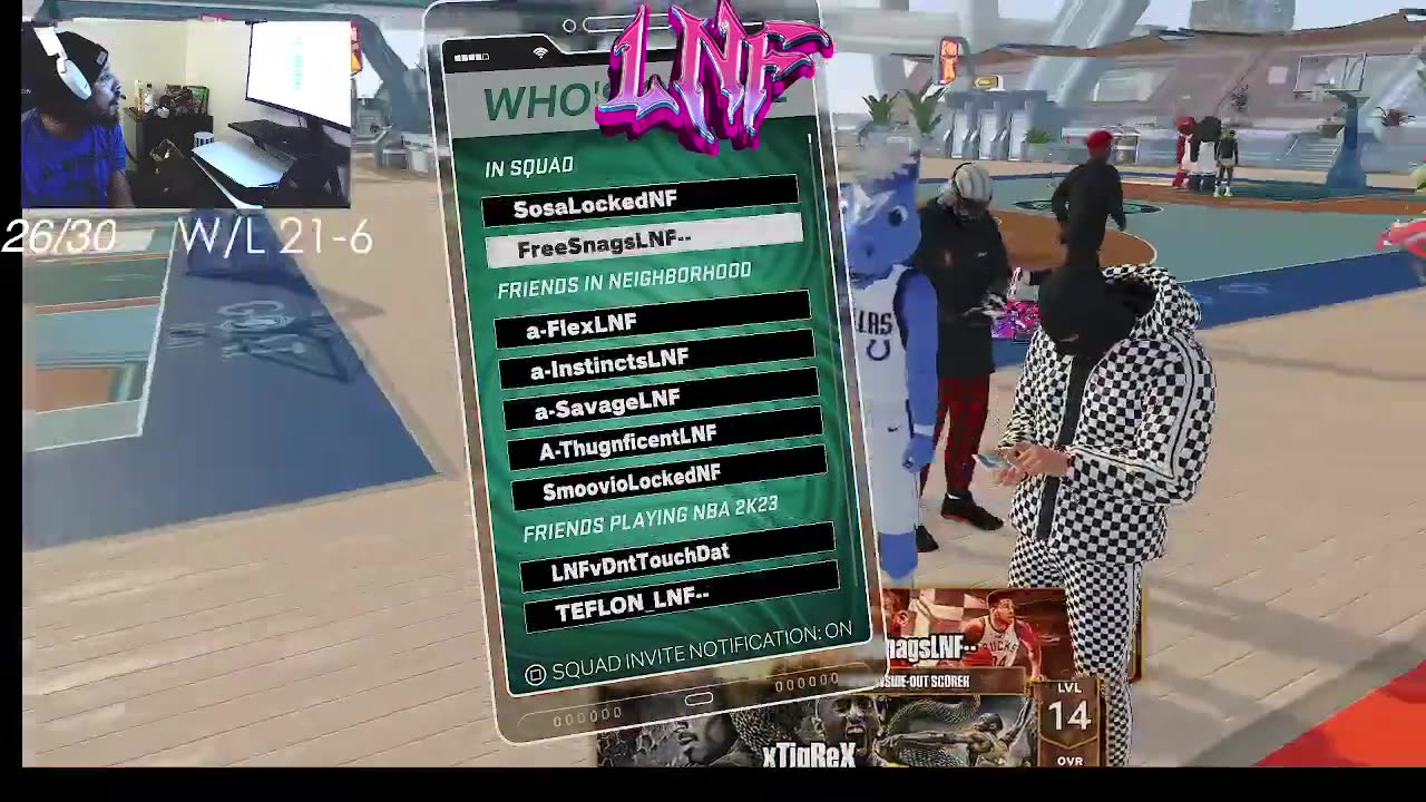 Day 7 - Part 4 - Was Kickin It With The Legend Homie - Grind For 2k Logo - 1 Of Da Goats - #LNF