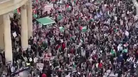 Masy na podporu Palestíncov