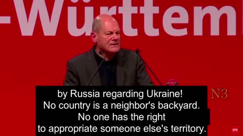 Scholz - Announces an ultimatum to Russia