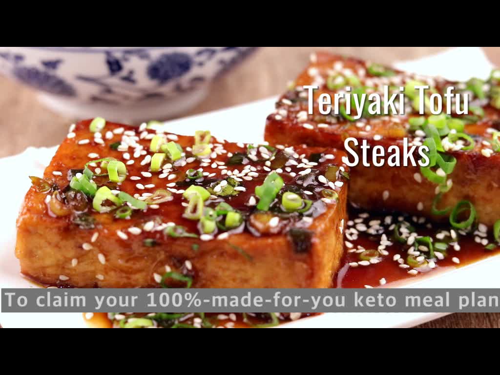 Wanna Lose Weight by Eating Keto Teriyaki Tofu Steaks? (KETO DIET)