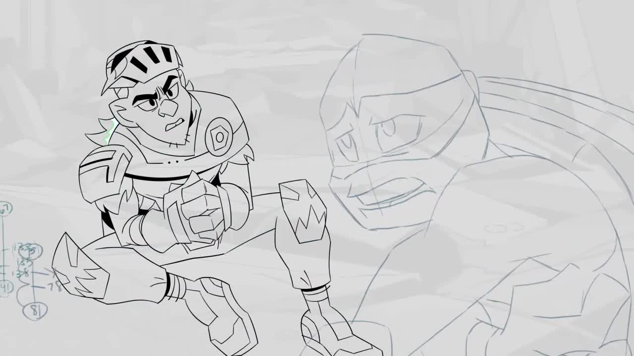 Animation Demo Reel: Rise of the TMNT: The Movie