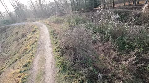 On the embankment of an ironage fort