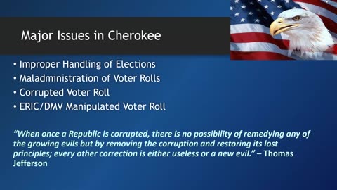 Cherokee Report Part 2 - Voter Rolls