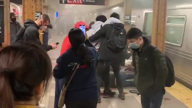 Video From NY Subway Shooting Seems To Indicate It Was A Fake