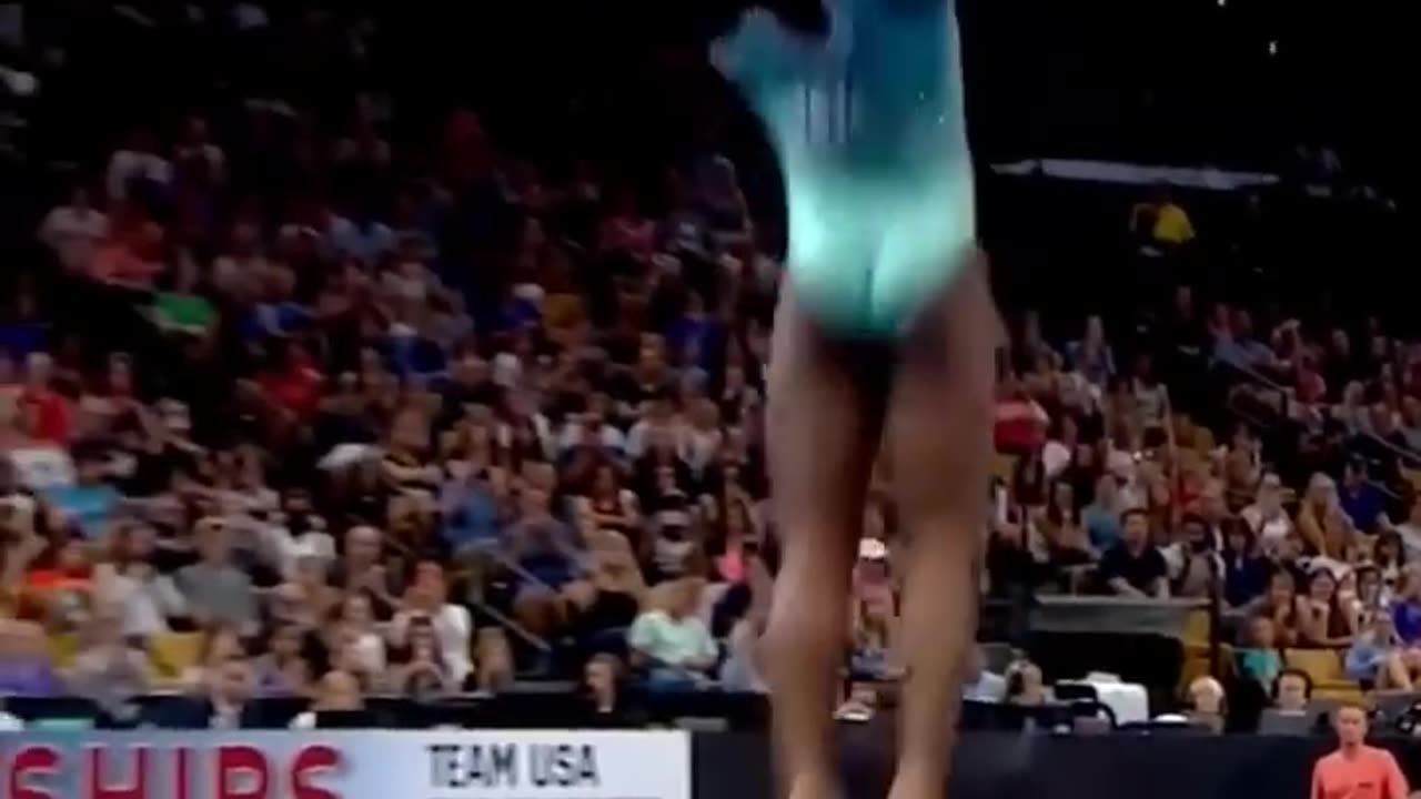 Katelyn Ohashi 🫣😱 - Top Moments In Women's Gymnastics 2023 #viral #world #sports #highlights