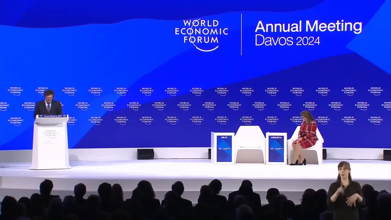 La conferencia completa de Javier Milei En Davos