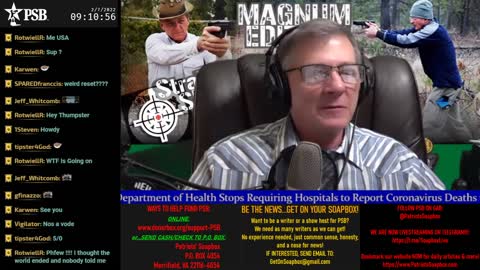 2022-02-07 09:00 EST - Straight Shootin' Magnum Edition: with Thumper