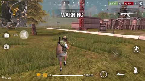 Free fire gameplay walkthrough part1