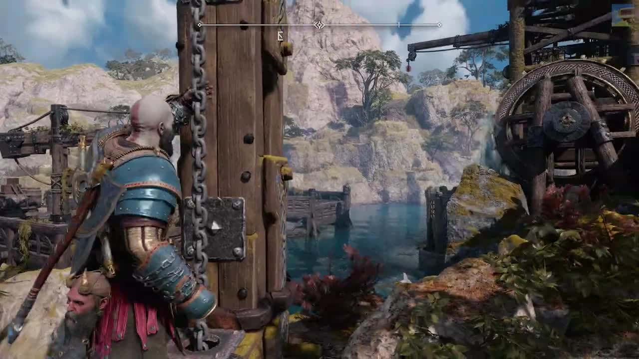God Of War Ragnarok Alberich Island Waterwheel Puzzle Solution