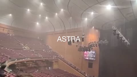 Inside the concert hall
