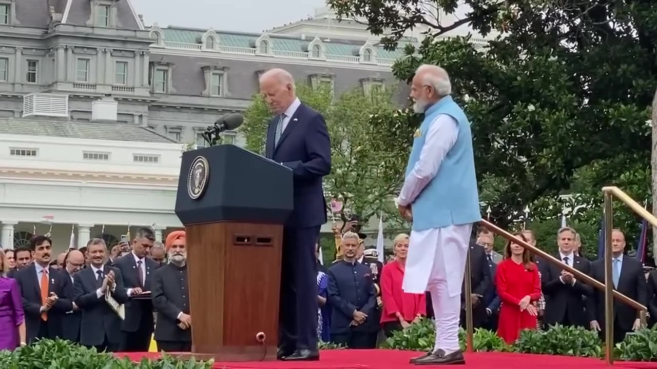 President Biden welcomes PM Modi to the US