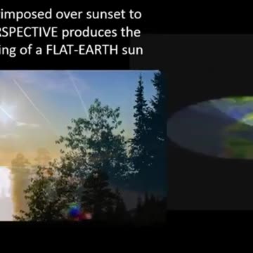 Sun coming toward and going away traveling parallel to earth