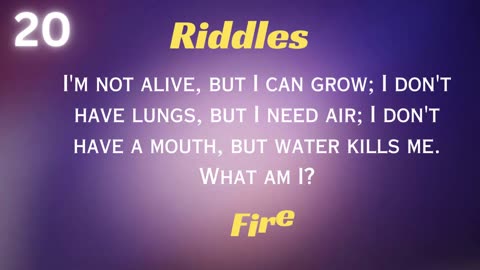 Riddles | Genius can answer these riddles