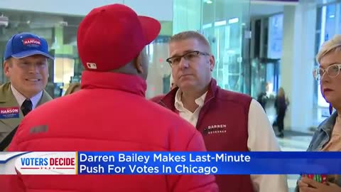 Pritzker, Bailey make final pushes for votes on Election Day