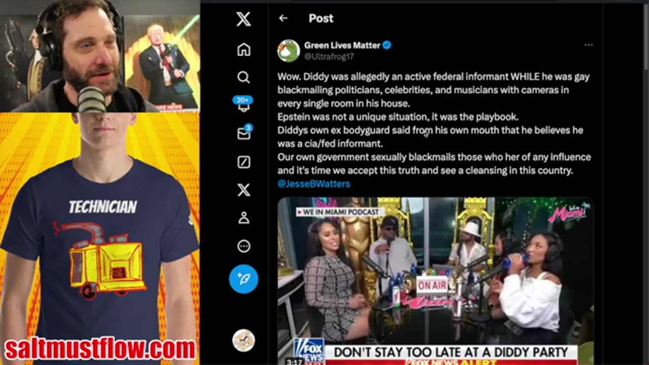 Diddy Was FBI Asset Who Compromised Hollywood Weirdos With Kids