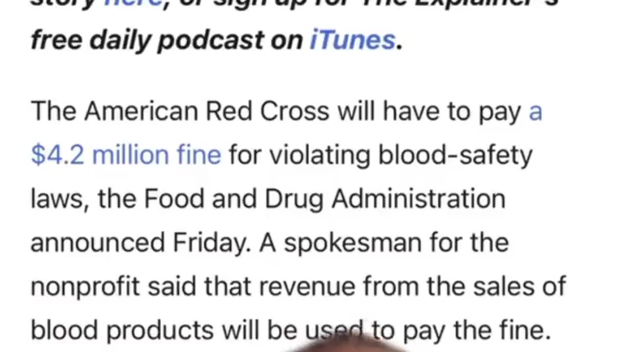 "Red cross sells your donated blood"