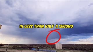 Shocking UFO Close Encounter in Lightning Storm! Must-See Video!