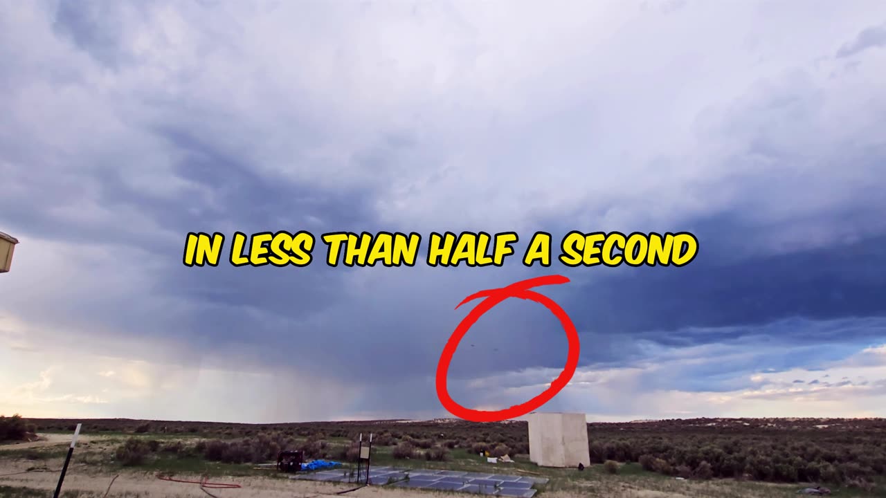 Shocking UFO Close Encounter in Lightning Storm! Must-See Video!