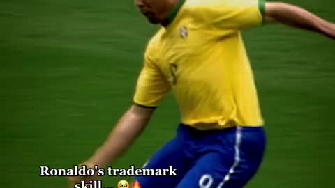 Ronaldo's trademark skills...