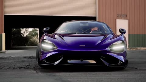 Taking Delivery of Lantana Purple McLaren 765LT Supercar