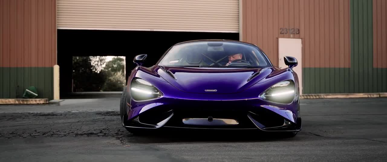 Taking Delivery of Lantana Purple McLaren 765LT Supercar