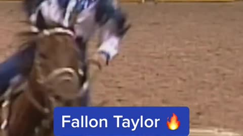 At just 13 years old Fallon Taylor shined bright on the biggest stage at the 1995 NFR 💨.