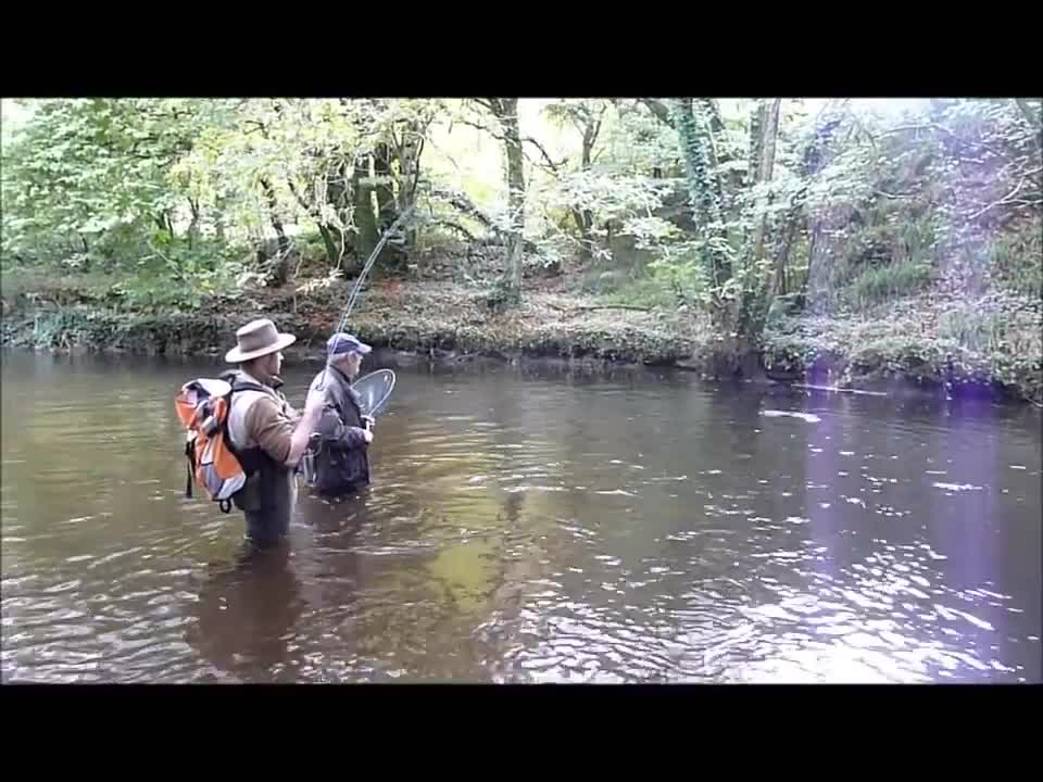 Salmon fishing in France, Brittany, finistere on the elorn, fishing guide, Maison DE la