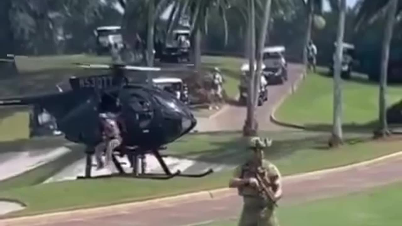 Golf Course Arrest Looks Like A Hoax - Just Watch The "Handcuffs" Come Off At Copter