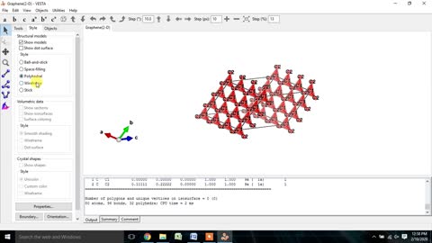 How to draw 2-D Crystal Structure using VESTA software