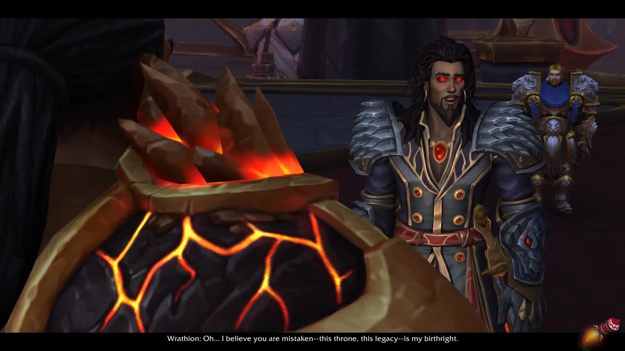 Wrathion Sabellian Bickering - In Game Cutscene