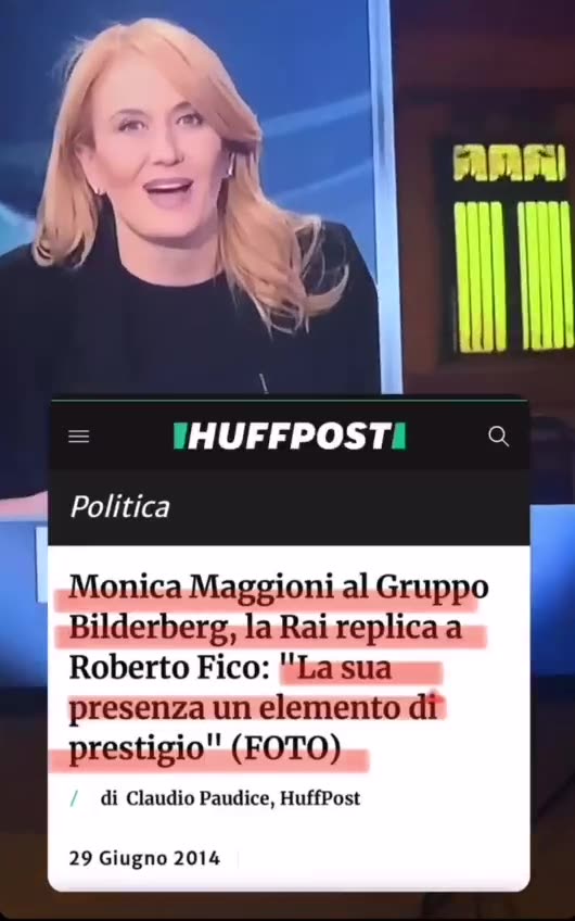 Monica maggioni della RAI iscritta al world economic forum