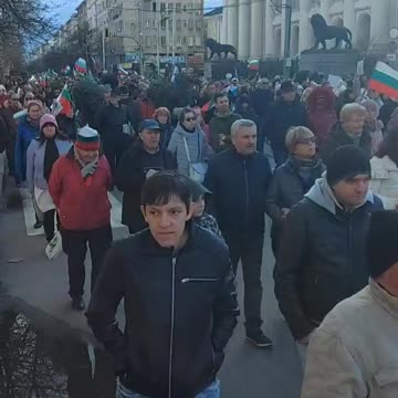 Thousands of Bulgarians marched through downtown Sofia