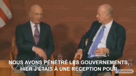 Klaus Schwab confirms that half of Canadian cabinet mp's are sold to the World Economic mafia