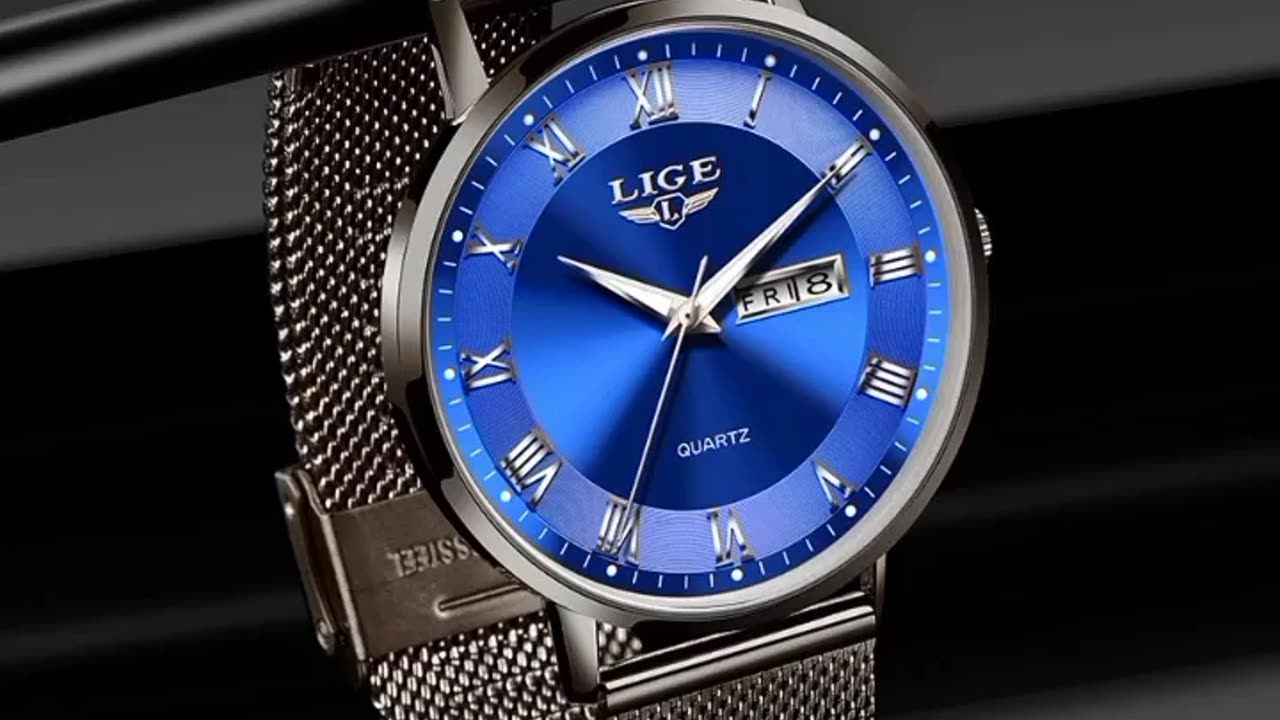 LIGE women's luxury watch