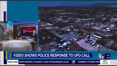 realvaultteam6 #BREAKING #police Body Cam captures falling #ufo in #LasVegas .