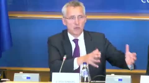 NATO CHIEF GIVES YOU THE IDEA THAT OOPS, WE DID IT!