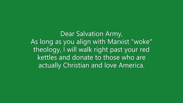 Ode to the Salvation Army