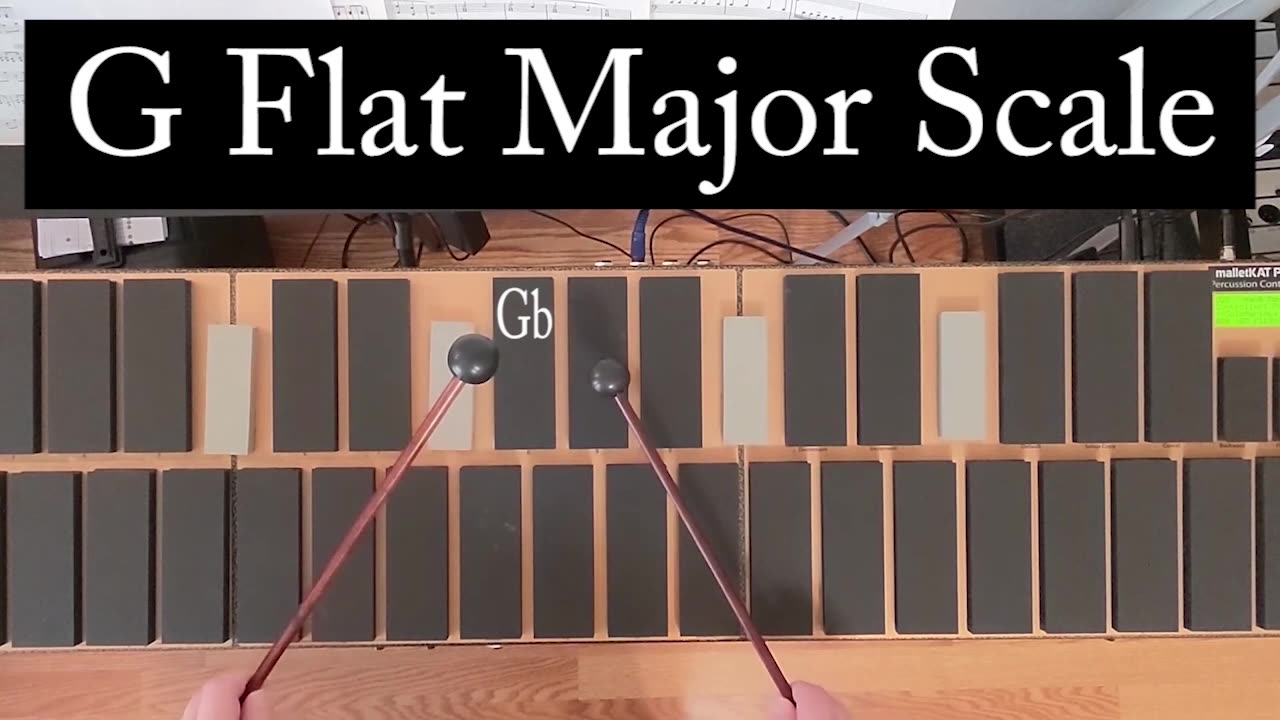 G Flat Major Scale