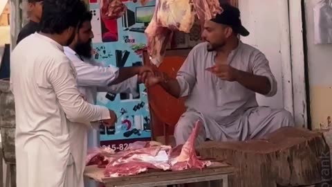 Fake fighting to get people attention then go into