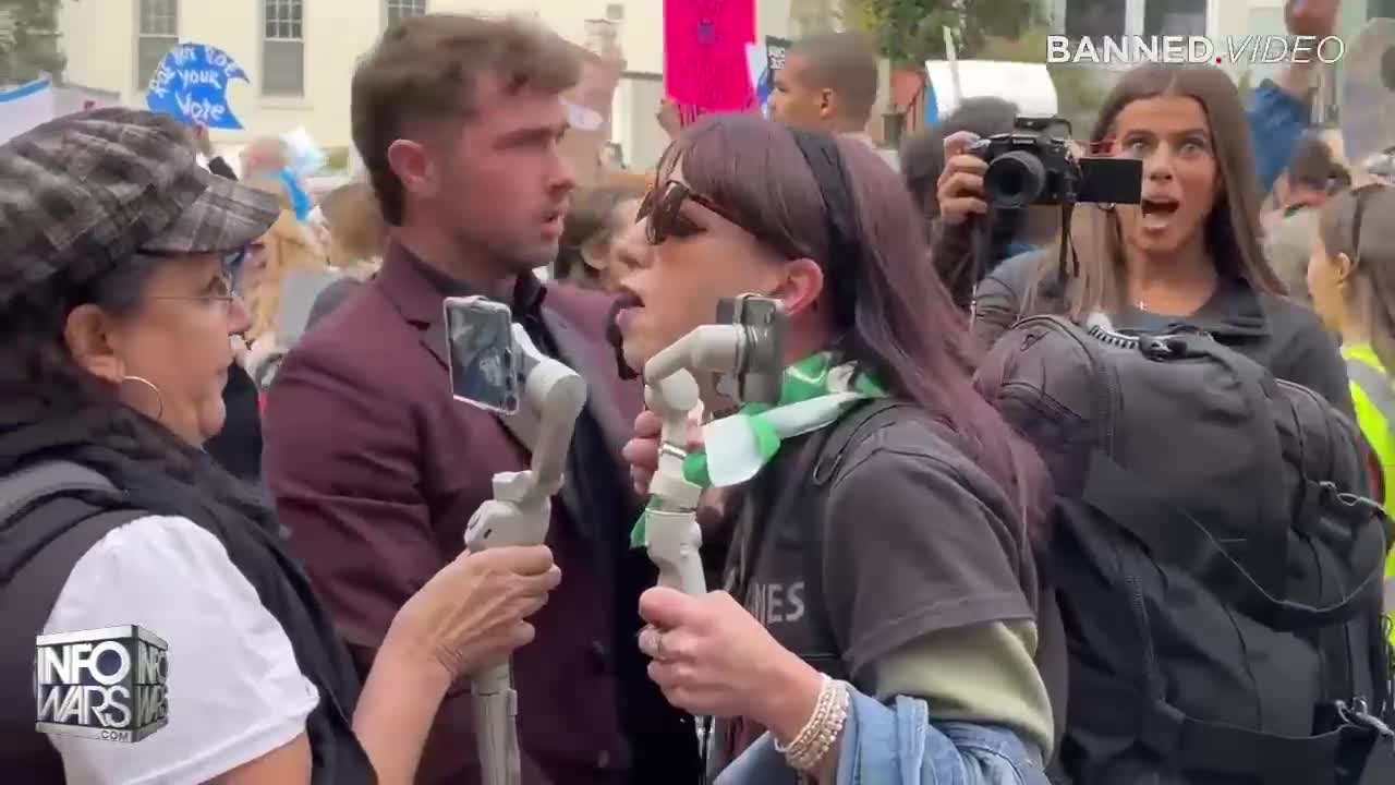 Liberal Protester Accidentally Tells Truth About Abortion