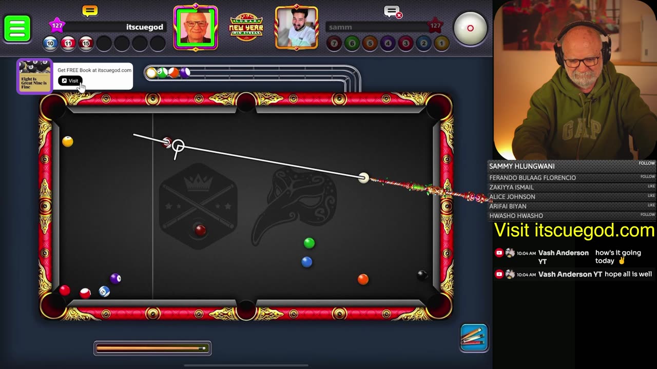 The 8 Ball & 9 Ball Pool LIVE Show with ITSCUEGOD