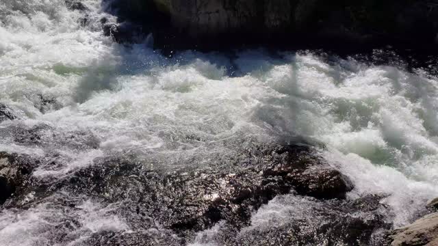 A Beautiful River In Yellowstone National Park