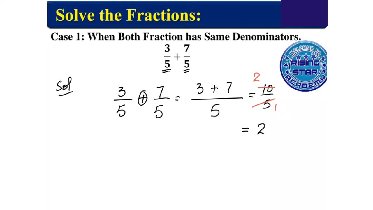 How to Solve Fractions