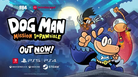 Dog Man: Mission Impawsible, is out now on PlayStation, Nintendo Switch, PC & Xbox Series X|S