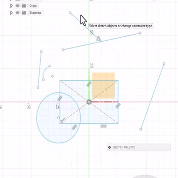 Fusion 360: Midpoint Constraint