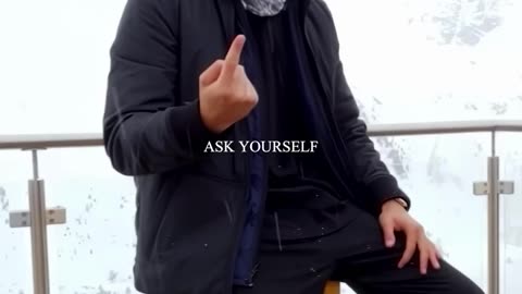 Ask yourself this.