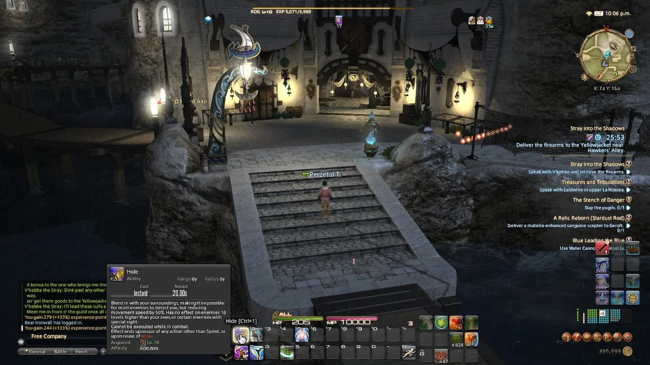 FFXIV ROGUE LEVEL 10 CLASS QUEST