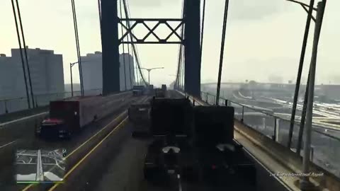 GTA semi truck out of control